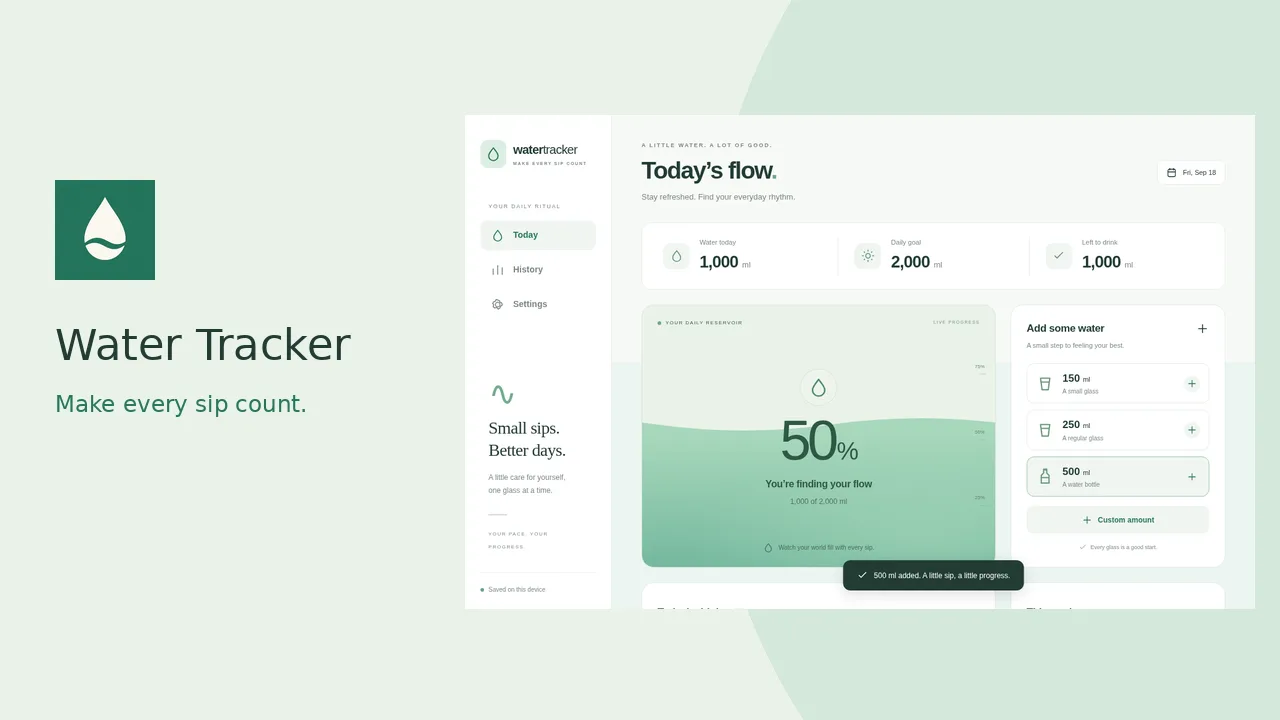 Water Tracker